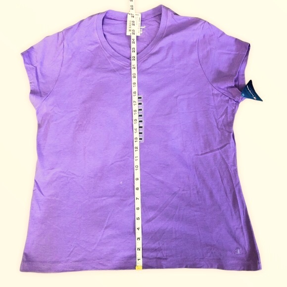 NWT PURPLE CHAMPION CASUAL SHORT SLEEVE T-SHIRT - Picture 3 of 11